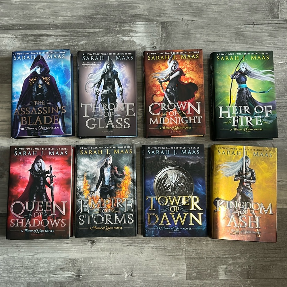 NWOT OOP Discontinued Throne Of Glass Original Hardcover Bookset By S.J. Mass - Picture 2 of 9
